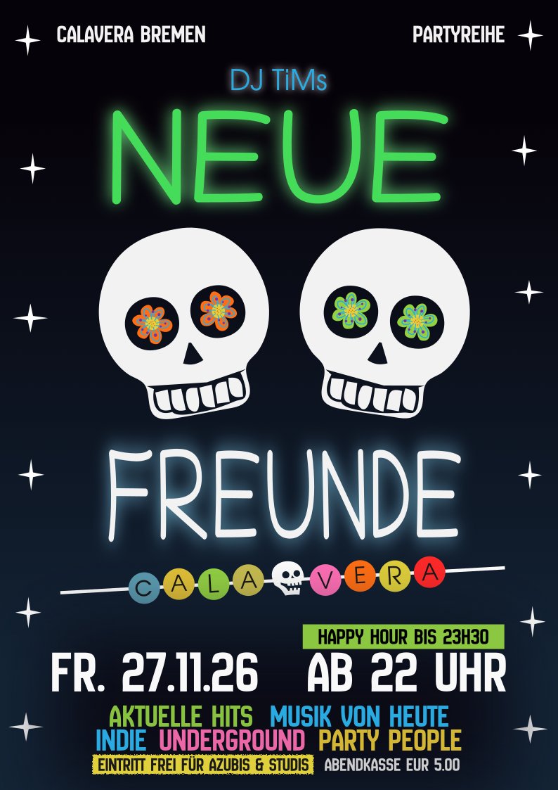 Flyer: NEUE FREUNDE