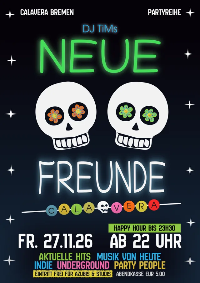 Flyer: NEUE FREUNDE