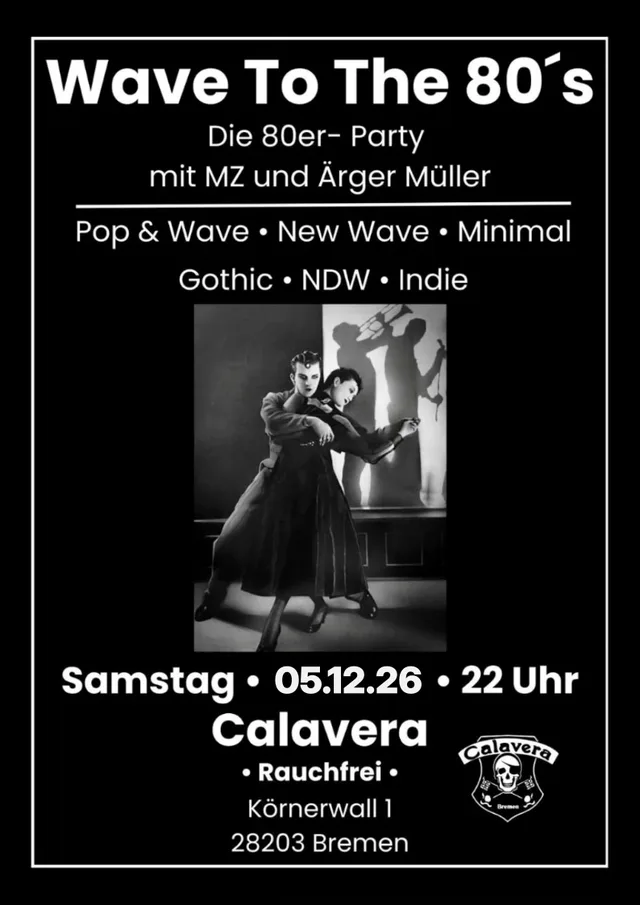 Flyer: Wave To The 80s